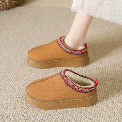 CozyStep™ Plush Half Slippers