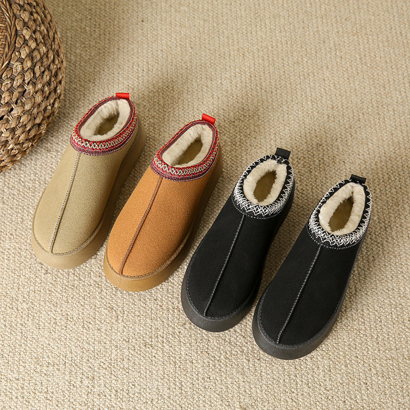 CozyStep™ Plush Half Slippers