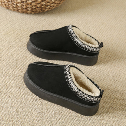 CozyStep™ Plush Half Slippers